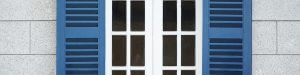 Window shutter cleaning