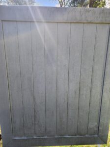Pressure Washed Vinyl Fence