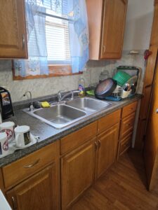 A cleaned and organized Residential Kitchen