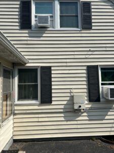 A home cleaned with soft washing in Millbury