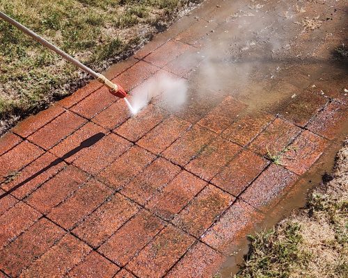 Brick Pressure Washing
