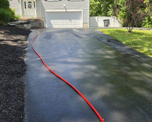 Pressure Washing Driveway