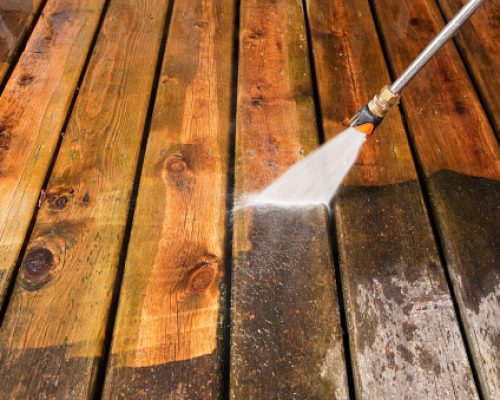 Deck Pressure Washing